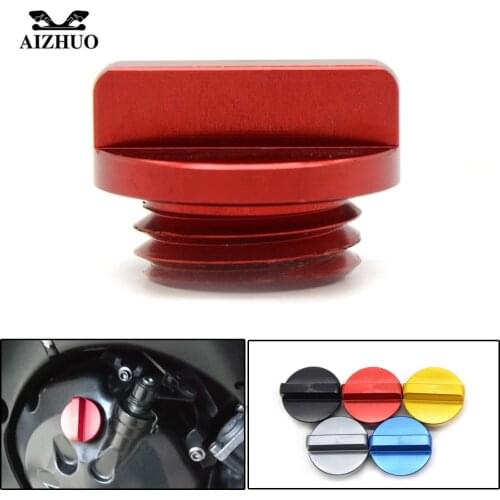 Motorcycle Engine Oil CUP FOR YAMAHA YZF R3 YZF R25 Oil cover screws Fuel Filling For Yamaha YZF R3 YZF R25 2014 2015 2016