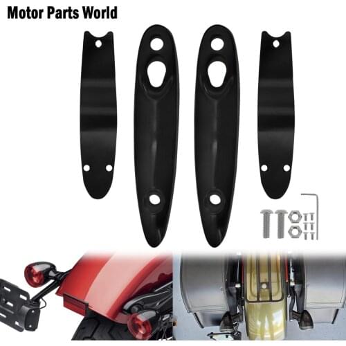 Motorcycle Rear Turn Signal /License Plate Relocation Kit Extension Bracket For Harley Softail Breakout Fat Boy FLFB 2000-2020