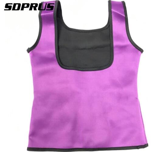 Neoprene Body Shaper Vest Sexy Women Slimming Underwear Body Shaper Trainer Corset Cincher Slim Waist Vest Shirt Tops 4 color