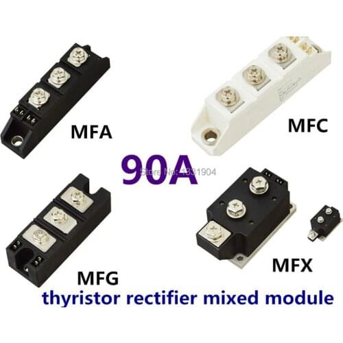 New original 90A Thyristor Rectifier diode mixed Module MFC MFA MFK MFX 90A welding joint free shipping