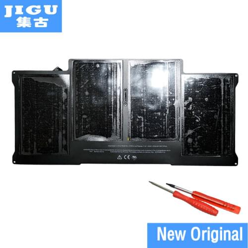 JIGU Brand New Original Genuine Battery A1405 For MacBook Air 13" A1369 Mid 2011 A1466 Mid 2012, equipped with two screwdrivers