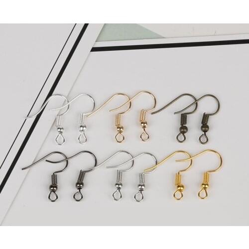 200pcs/lot 20x22mm DIY Earring Findings Earrings Clasps Hooks Fittings DIY Jewelry Making Accessories Iron Hook Earwire Jewelry