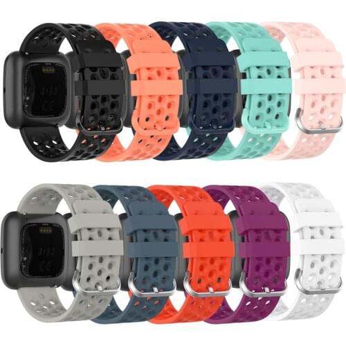 Replacement TPE Watch Band Soft Strap for Fitbit Versa2/ Versa /Versa Lite Smart Watch Wristband Bracelet Repair Accessories