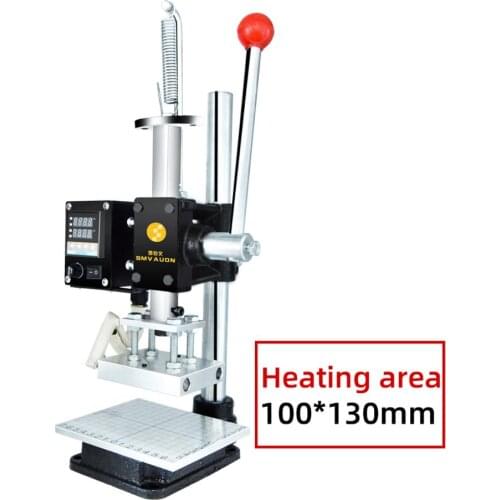 Hand-Held Leather hot foil Stamping Machine Copper mould stamp Wooden Paper LOGO Labeling Soldering Hot Pressing Branding Iron
