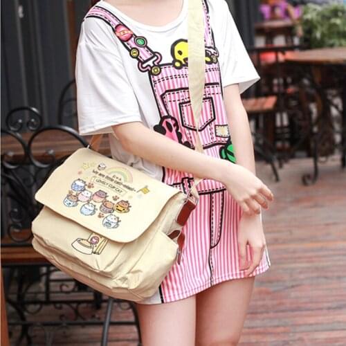 Lovely Cup Cat Printing Crossbody Bags For Women Messenger Bag Small Shoulder Bags Women Bolsa Feminina Bolsos Mujer