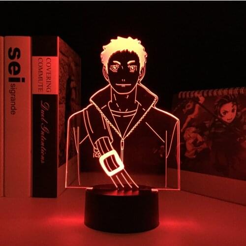 Anime Haikyuu 3D LED Night Light Daichi Sawamura Light for Kids Birthday Gift Child Bedroom Decor Manga Haikyu Daichi Lamp