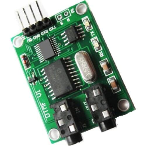 Taidacent Audio Generator Dual Tone Multi-frequency Decoding DTMF Decoder Encoder Keypad Board DTMF Module