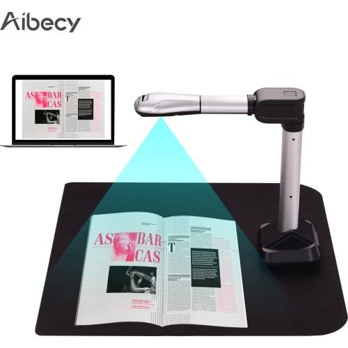 Aibecy BK51 USB Document Camera Scanner Capture Size A3 HD 16 Mega-pixels High Speed Scanner with LED Light