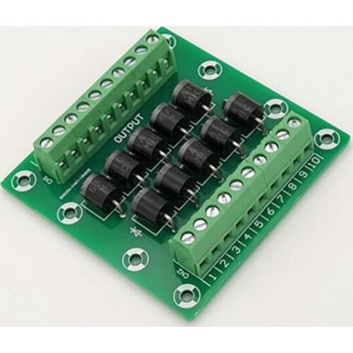 Diode Protection Terminal Block 6A10 6A/1000V Diode Terminal Block