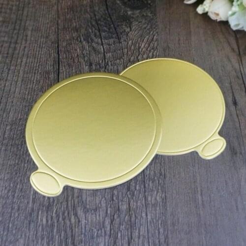 Gold Mousse Cardboard Base Mousse Paper Cake Tray Pad Holder Rectangular Base Board of Baking Tools 100pcs/lot
