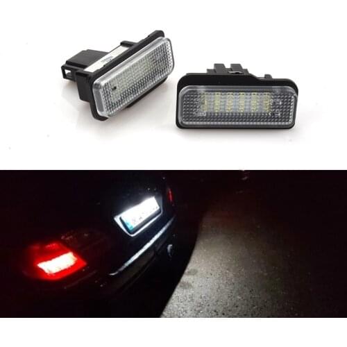1PCS Canbus No Error 12v License Plates Number light for Mercedes Benz W203 Car Number Plate Lamp For Benz W203 4Door 2001-2007