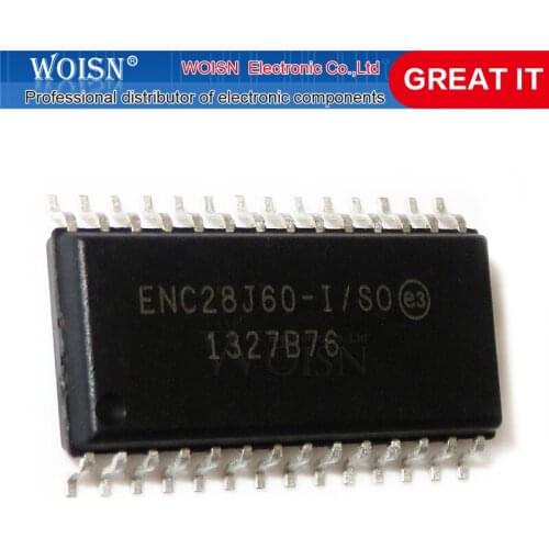 2pcs/lot ENC28J60-I/SO ENC28J60 28SOIC Best quality In Stock