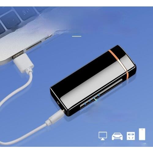 Six-wire Arc High-end USB Rechargeable Lighter Cigar High-end Lighter Smoking Accessories for Weed Briquet Tempete Men Gadgets