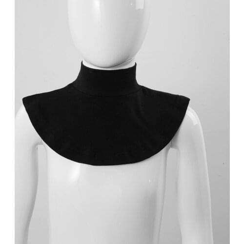 Kid Boy Girl Costume Accessory Detachable Faux Stand Collar Turtleneck Fake Collar Autumn Winter Neck Warmer Cotton False Collar