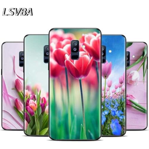 Tulips Flower Spring Field For Samsung Galaxy A9 A8S A8 A7 A6S A6 A5 A3 A750 Plus 2018 2017 2016 Star Phone Case