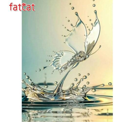 FATCAT Crystal butterfly animals 5d diy diamond painting kits full square round drill diamond embroidery sale decoration AE3013