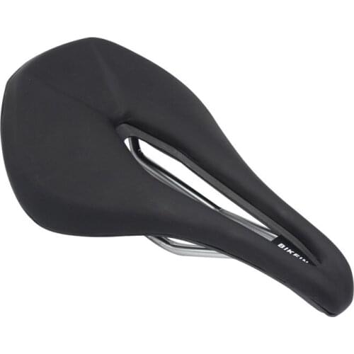 MTB Bicycle Leather Breathable Saddle Cycling Mountain Bike Front Seat Mat Breathable Round Rails For Bike Accessories