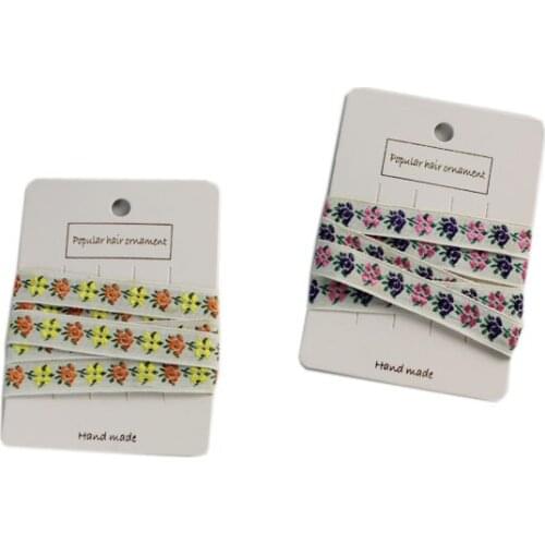 8 yards Flower Embroidery webbing 1.5cm wide ethnic embroidered Flower ribbon in vintage style accessory for bag garment