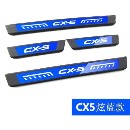 For Mazda CX-5 2013 2014 2015 2016 2017 2018 2019 Excellent New accessories Stainless steel Door sill plate car styling