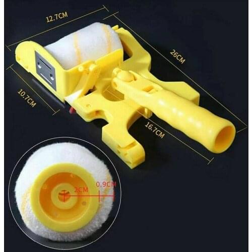 Wall Edge Clean-cut Brush Roller Paint Brush Set Multifunctional Clean-Cut Paint Edger CLH@8