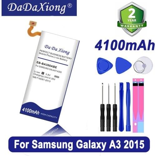 Original DaDaXiong 4100mAh EB-BA300ABE Battery For Samsung Galaxy A3 A300 A3000 A300X A300H A300F Cell Phone Battery