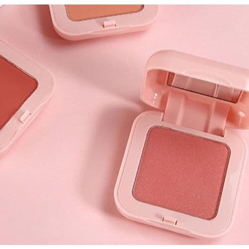 5g Blush Palette Monochrome Portable Pressed Tightly Novice Friendly Cosmetic Cheek Contour Beauty Blush Palette for Girl