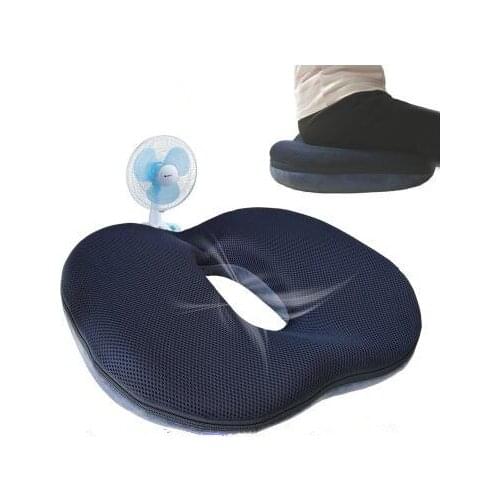 Memory Foam Hemorrhoid Seat Cushion Hip Support Orthopedic Pillow Coccyx Office Chair Cushion Car Seat Wheelchair Massage Pillow