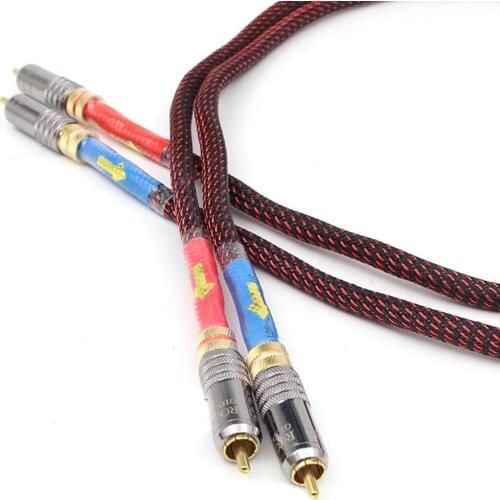 Western Electric Hifi Rca Cable RCA To RCA Professional Audio Signal Cable - A Pair