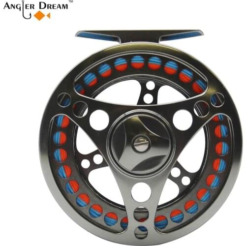 Angler Dream Fly Fishing Reel and Line Combo 3/4 5/6 7/8 9/10 WT & Fly Fishing Line Floating/Braided Backing/Leader