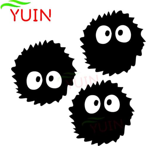 Dust Ball Ash Elf Funny Car Fashion Car Decals Fashion Decoration Personalized PVC Waterproof Stickers Can Be Customized Colors