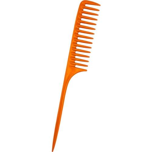 Wide Tooth Rat Tail Comb Detangling Hair Brush Heat Resistant Carbon Fiber Anti Static for Women Men