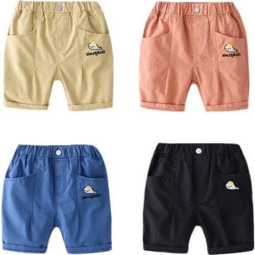 2021 New Children Summer Shorts For Boys Clothes Kids Casual Beach Shorts Cotton Breathable Short Pants For Boys Trousers 2-10Y