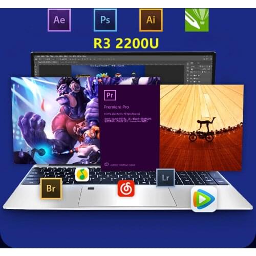 AMD Ryzen R3 2200U Ultra thin Fingerprint Unlock Gaming, Study, Work 15.6 inch 16G DDR4 RAM 16GB M.2 1TB SSD Laptop