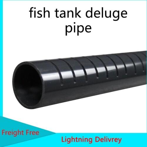 5 Colors Fish Tank Rain Pipe Drip Water Tube Downcomer Cess-Pipe Aquarium PVC Pipe Filter Accessories Drain Deluge Pipe 1 Pcs