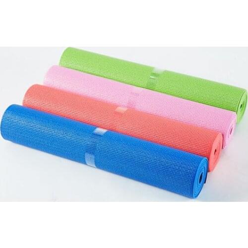 Environmental Protection Monochrome Pvc Yoga Mat Gymnastics Mats Colchonetas De Yoga De Fitness