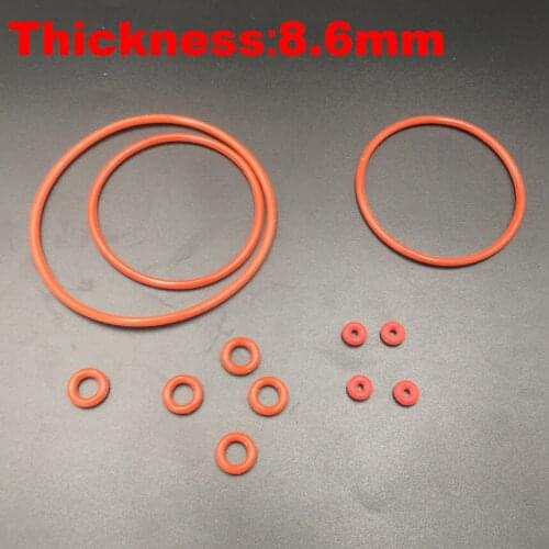 1pc 315x8.6 315*8.6 320x8.6 320*8.6 325x8.6 325*8.6 (OD*Thickness) Food Grade Red Silicone Rubber Oil Seal O Ring O-Ring Gasket