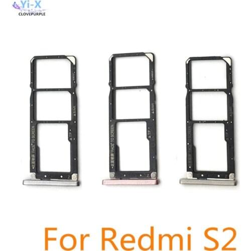 10X SIM Card Tray Holder Micro SD Card Slot Holder Adapter for Xiaomi Redmi S2 / Y2