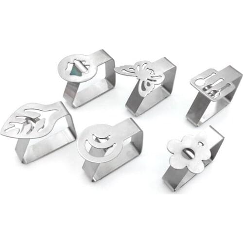 20 Pcs Stainless Steel Table Cloth Clip Tablecloth Stable Clips Wedding Party Picnic Promenade Table Cover Holder Wholesale X2