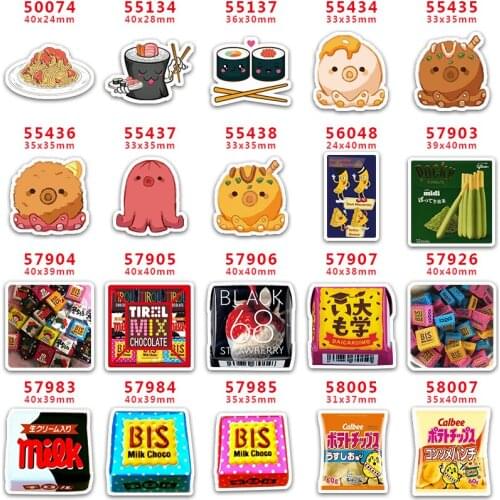 30pcs/lot MOM and Baby Notes Flat Resins Food Boss Planar Resin For Hair Bow Characters PR50074