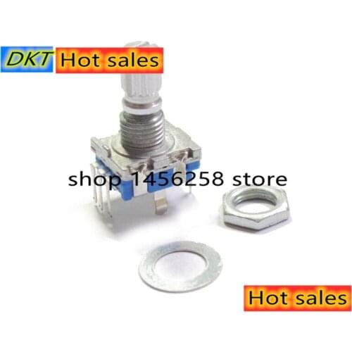 5PCS Plum griff 20mm drehgeber codierung schalter/EC11/digitale potentiometer mit schalter 5 Pin