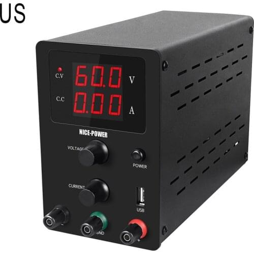 60V5A Power Source High Precision Switch Lab DC Power Supply Adjustable Digital Display Device Workshops Laboratory
