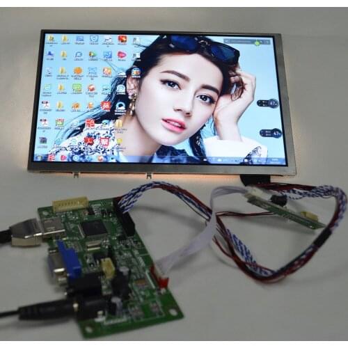 8Inch 1280 * 800 LVDS 30PIN Full View IPS Portable Display DIY LCD Screen Car Display Screen For Raspberry Pi PC Second Monitor