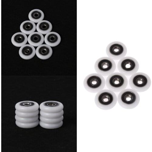 8 Pcs Bath cabinet roller wheel shower room accessories bearing roller wheel 5*23*5.7mm