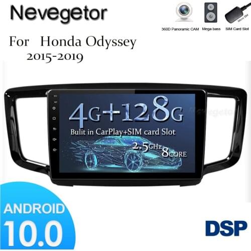 Android 10.0 NO DVD 2 Din Car Radio Multimedia Video Player Navigation GPS For HONDA Odyssey 2015 16 178 18 2019 IPS