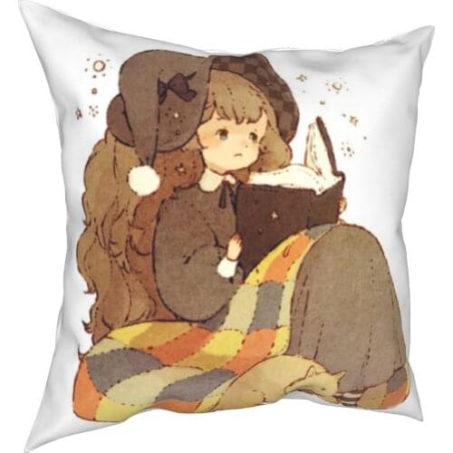 Hallows lovely pillow witch Hallows printed pillow living room Hallows witch decorative pillow case