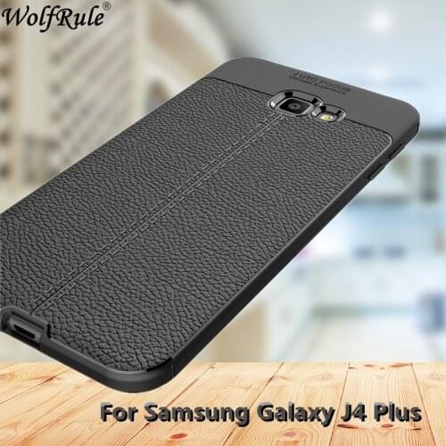 For Samsung Galaxy J4 Plus Case Capa Samsung J4 Plus Funda Silicone Soft Rugged Design Cover For Samsung Galaxy J4 Plus Coque 6"
