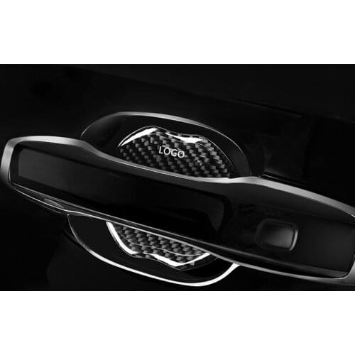 Carbon Fibre Doors Bowl / Reaview Mirror Styling Mouldings For Volvo XC60 XC90 XC40 S90 S60 ACA271