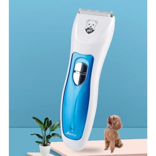 Electric pet hair trimmer Dog cordless rechargeable pet hair clipper Ceramic cutter head shaved dog hair beauty long haircut