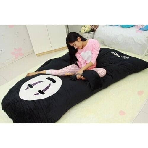 Fancytrader High Quality Kawaii Sofa 240cm X 140cm Huge Giant Spirited Away No Face Bed Carpet Sofa Tatami Free Shipping FT90357
