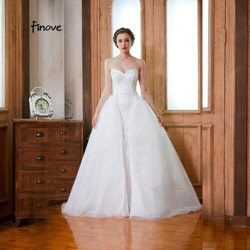 Свадебные платья со шлейфом Finove China At AliExpress